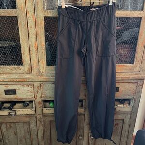 lululemon athletica Black “Old school” track pants